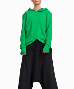 Moss Edge Asymmetric Hoodie XI13