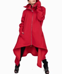 Scarlet Ember Oversized Hoodie XI16